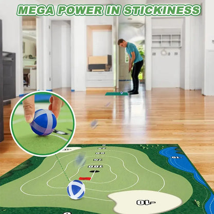 Mini Golf Game Set With High Quality Golf Training Pad